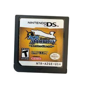 Phoenix Wright: Ace Attorney Justice for all Nintendo DS game cartridge only